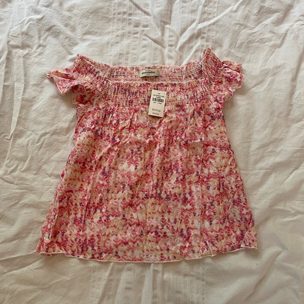 Girls off the shoulder XL shirt